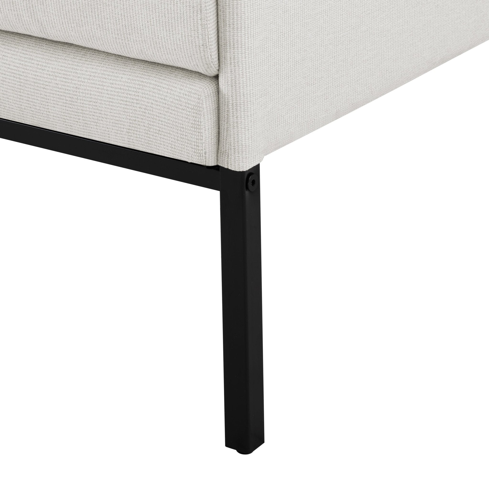 Fauteuil d'appoint tissé bohème à rayures naturelles avec finition texturée pour salon
