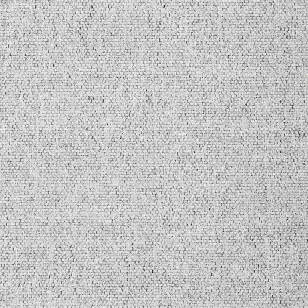 Fauteuil d'appoint minimaliste en tissu gris clair aux lignes épurées pour salon