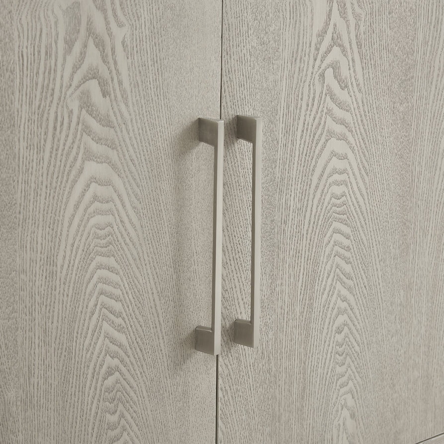 Buffet en bois de frêne scandinave au design minimaliste pour salon