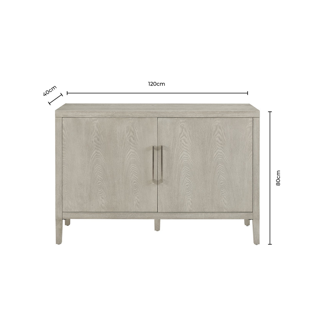 Buffet en bois de frêne scandinave au design minimaliste pour salon