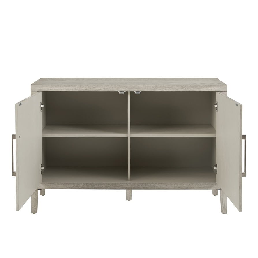 Buffet en bois de frêne scandinave au design minimaliste pour salon