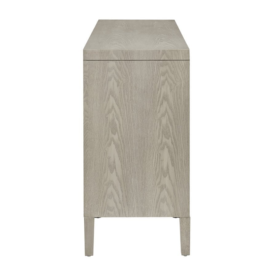 Buffet en bois de frêne scandinave au design minimaliste pour salon