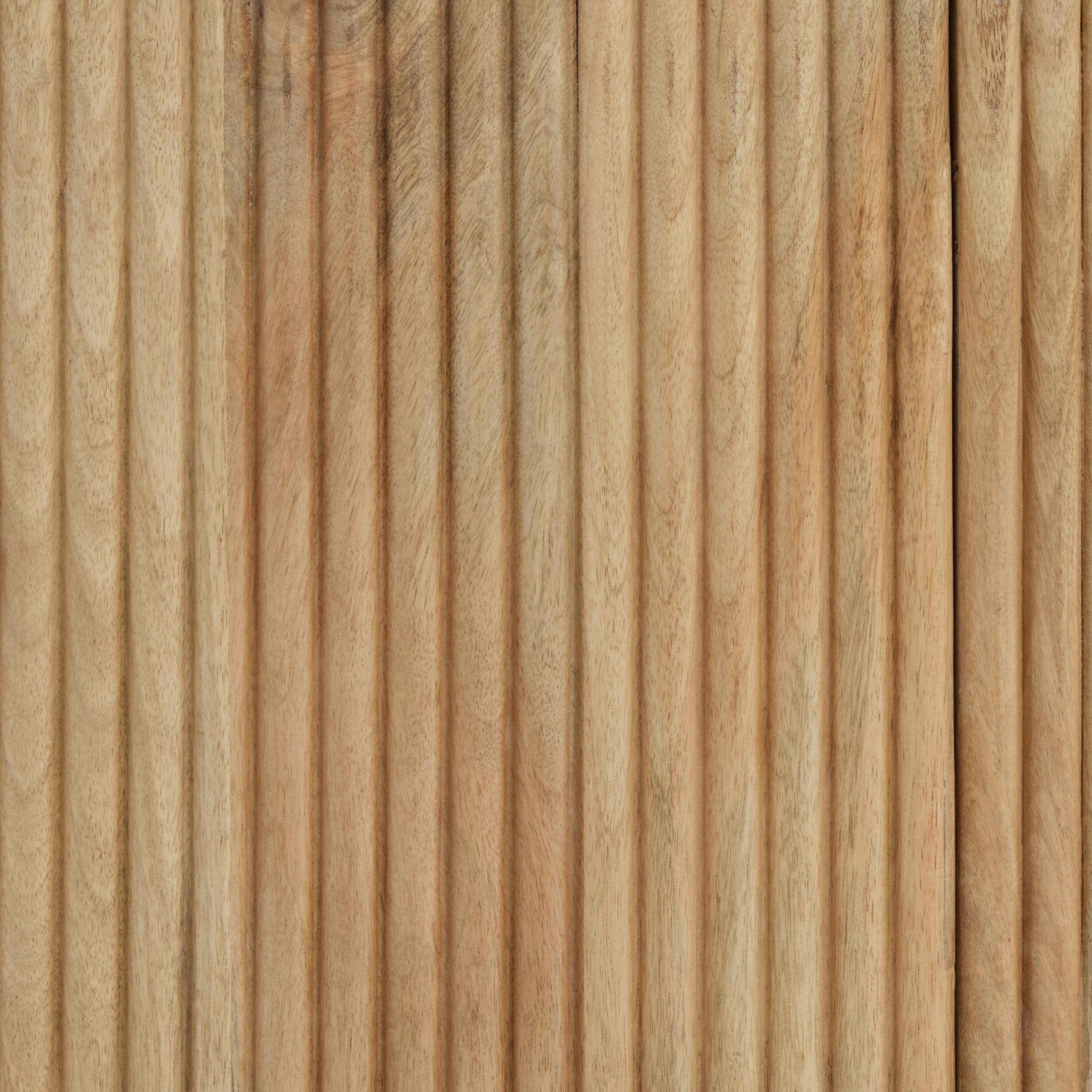 Meuble TV Luxe en bois de manguier naturel avec étagères pour téléviseurs jusqu'à 55 pouces pour salon