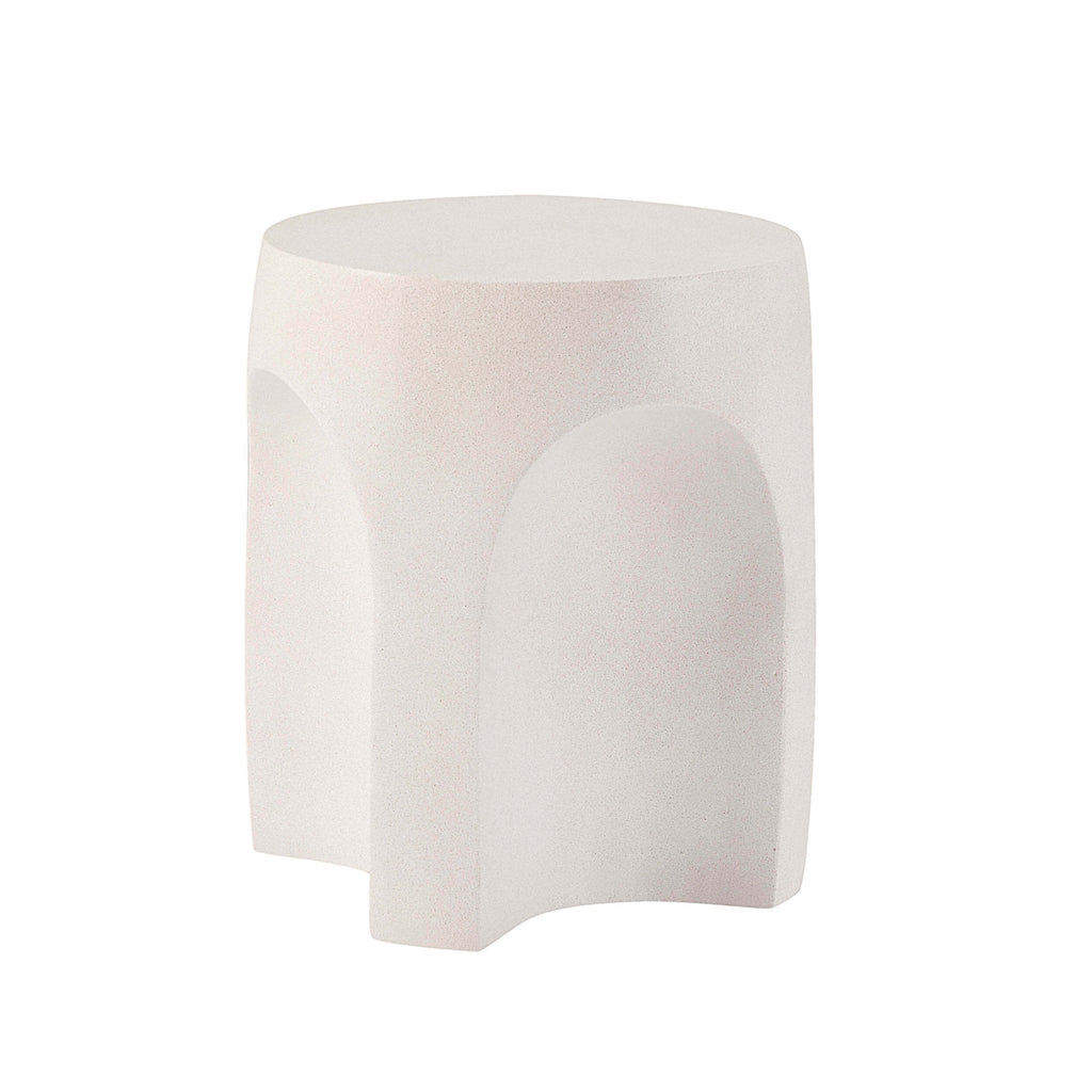 Table d'appoint Living Room effet pierre organique au design sculptural
