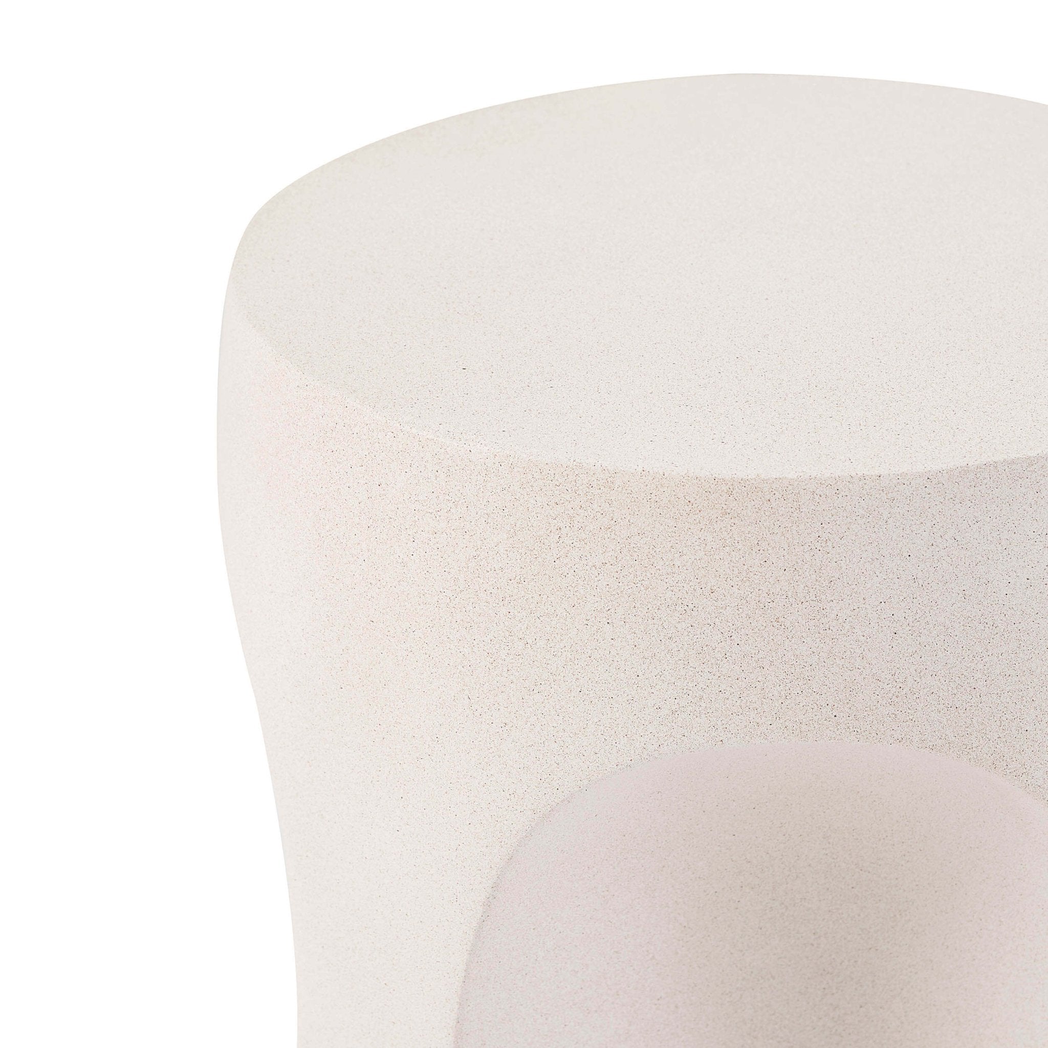 Table d'appoint Living Room effet pierre organique au design sculptural