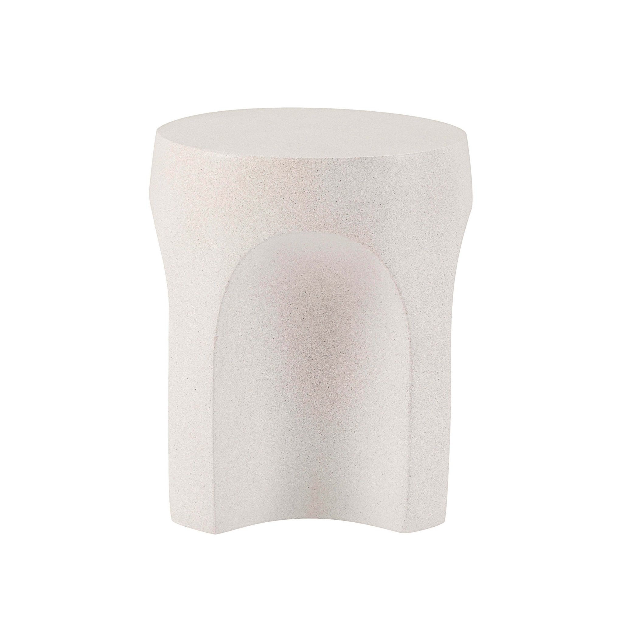 Table d'appoint Living Room effet pierre organique au design sculptural