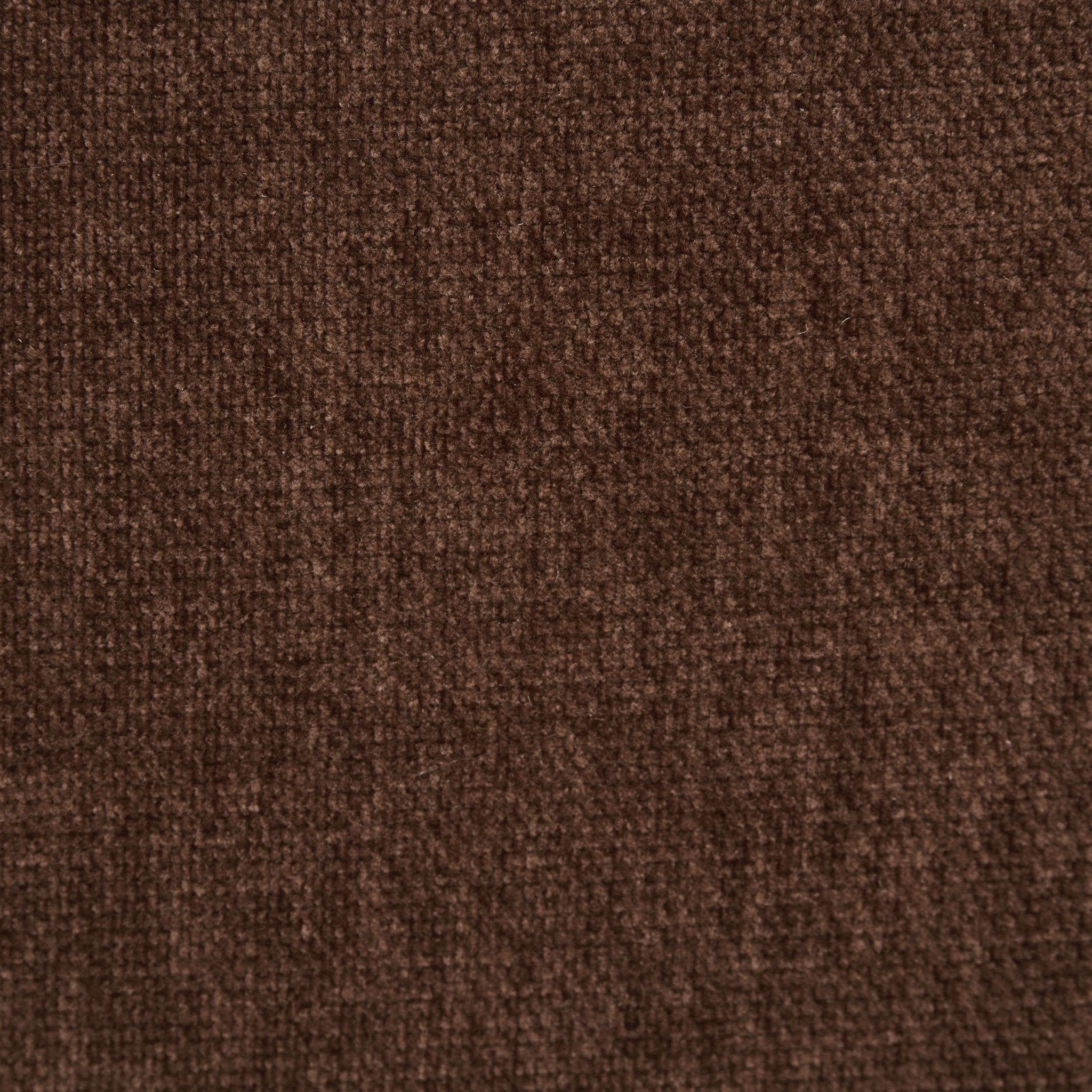 Fauteuil d'appoint en chenille rouille foncée rétro avec assise profonde pour salon