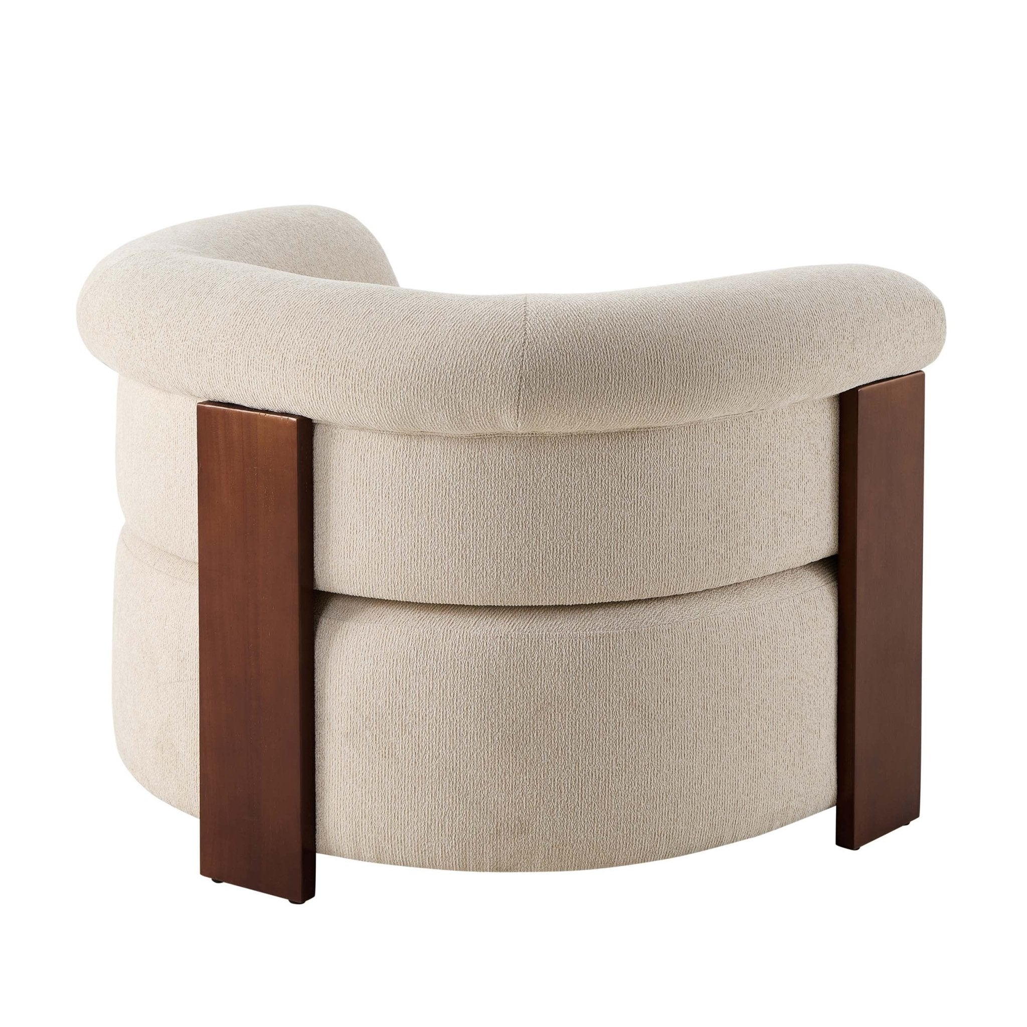Fauteuil d'appoint Luxe Sand Boucle au design sculptural pour salon