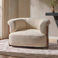 Fauteuil d'appoint Luxe Sand Boucle au design sculptural pour salon
