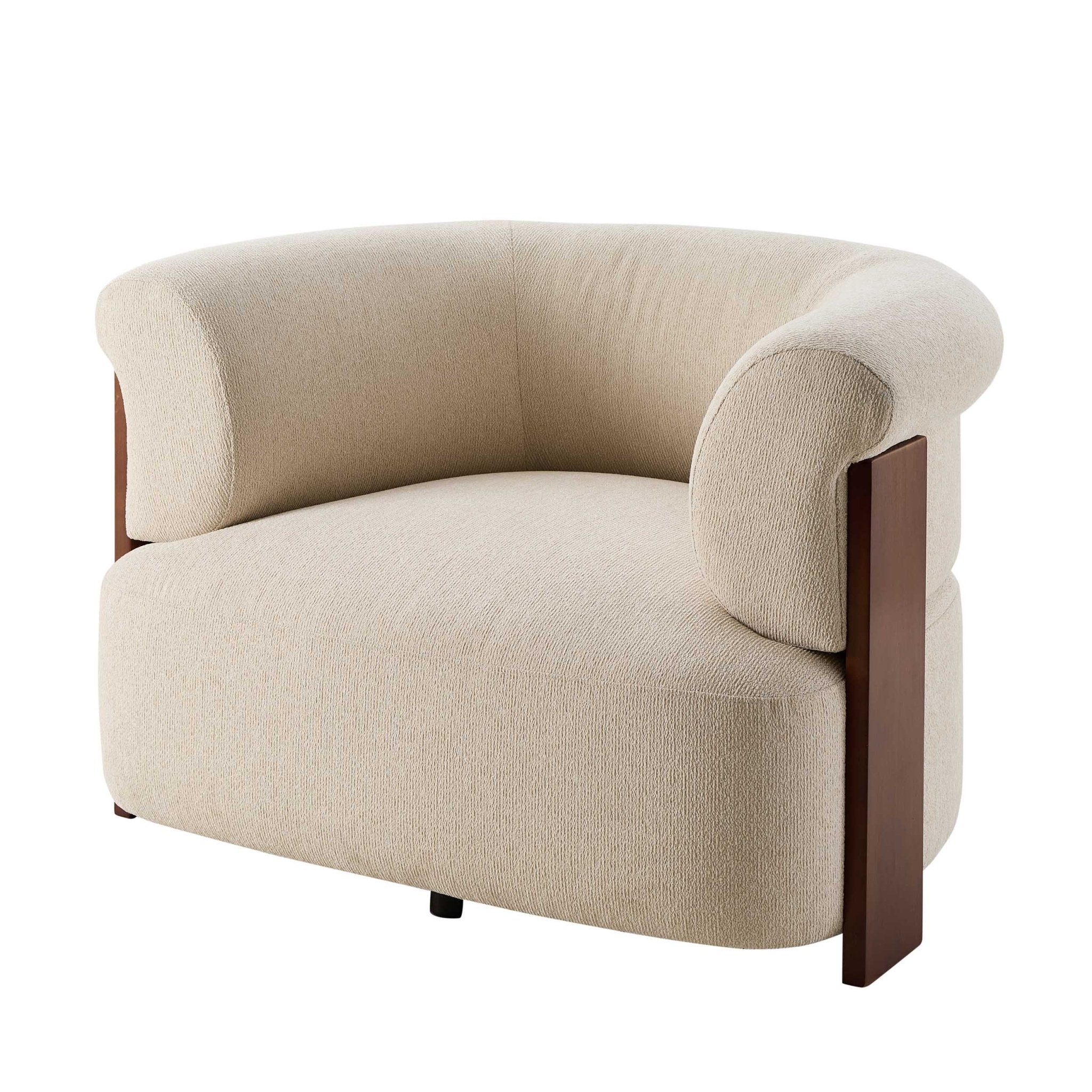 Fauteuil d'appoint Luxe Sand Boucle au design sculptural pour salon