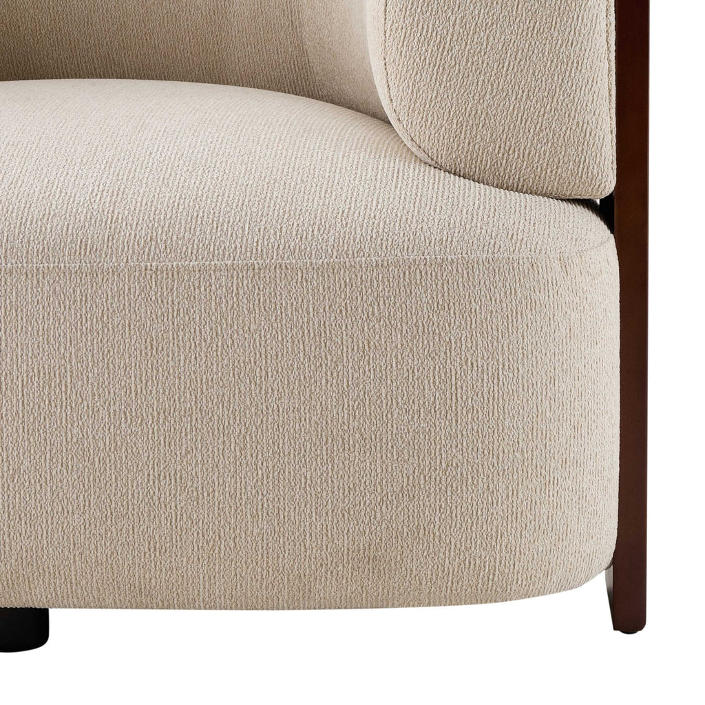 Fauteuil d'appoint Luxe Sand Boucle au design sculptural pour salon
