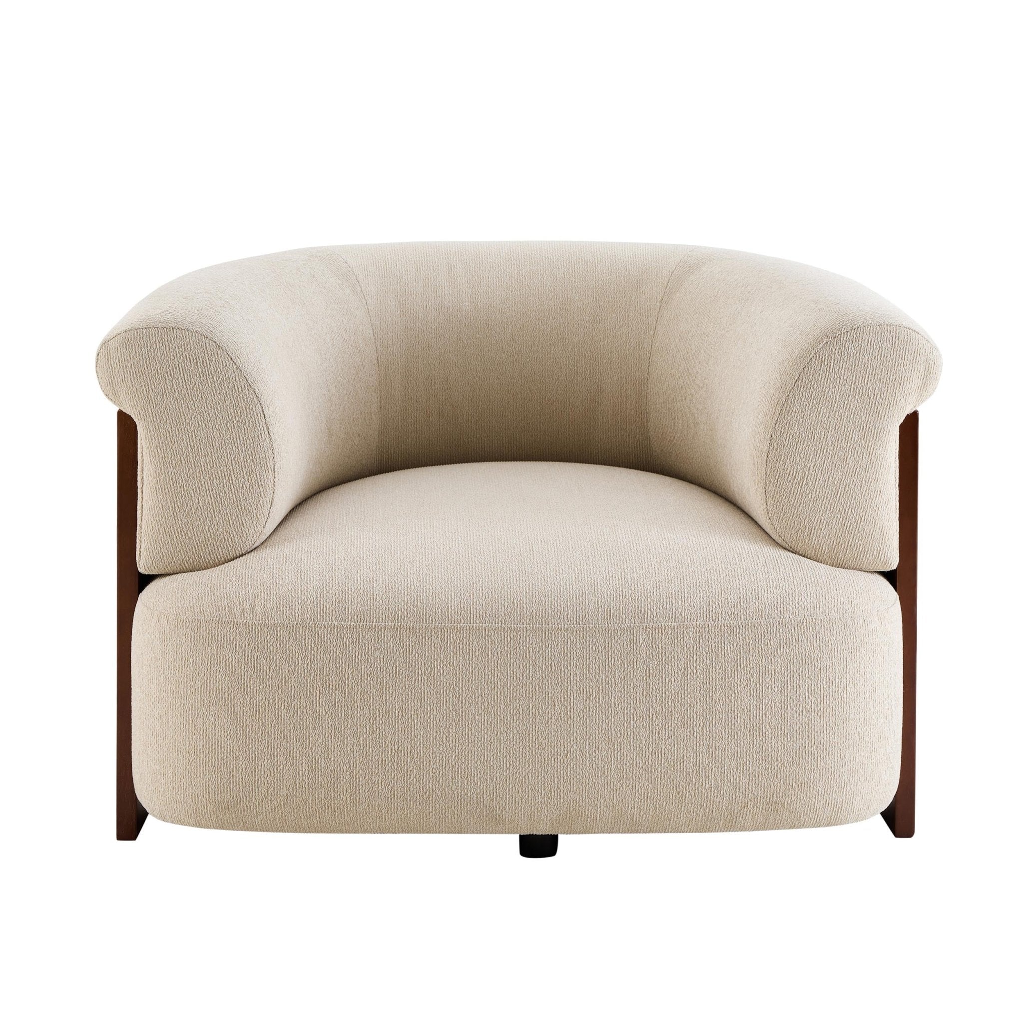 Fauteuil d'appoint Luxe Sand Boucle au design sculptural pour salon
