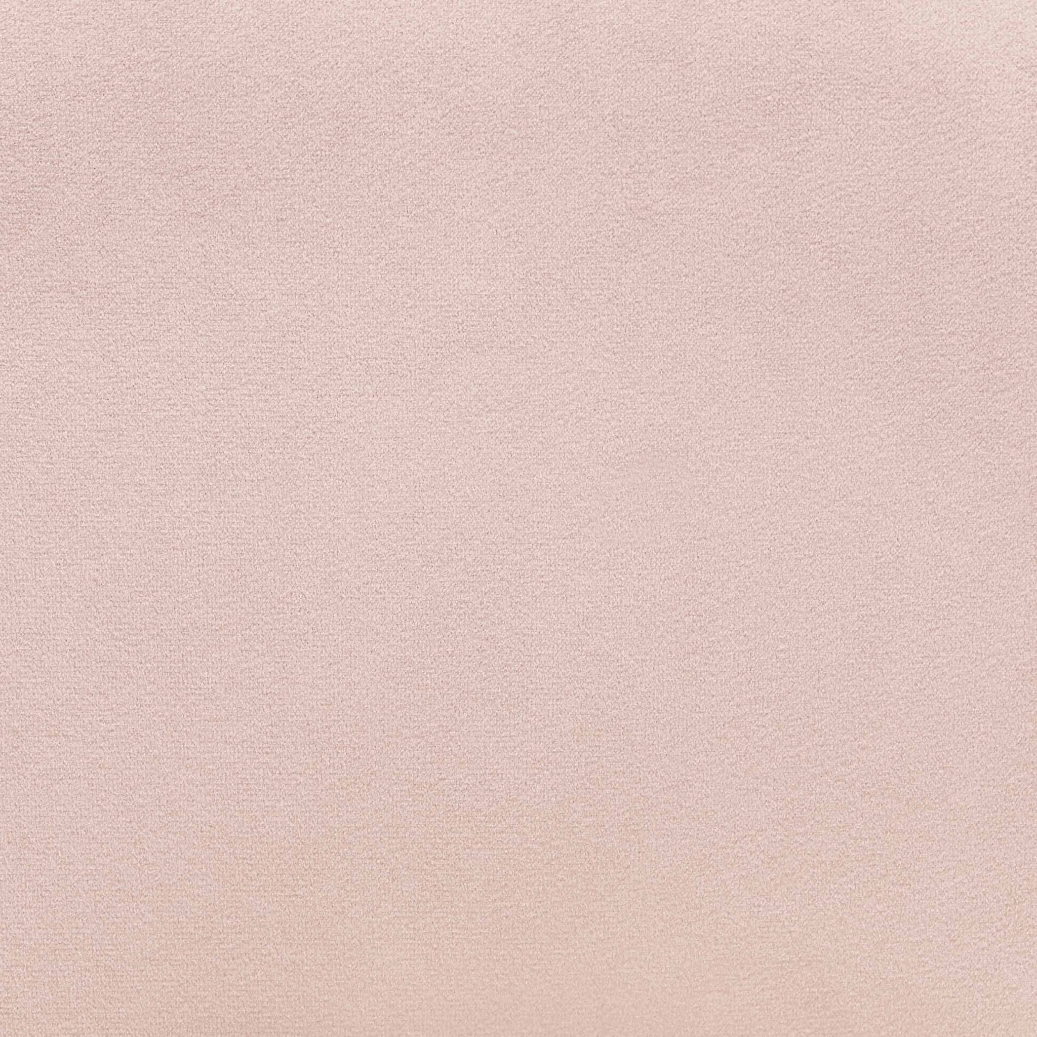Chaise de salle à manger en tissu rose romantique avec dossier incurvé