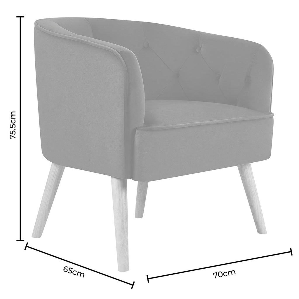 Fauteuil d'appoint scandinave en lin naturel avec cadre en bois classique pour salon