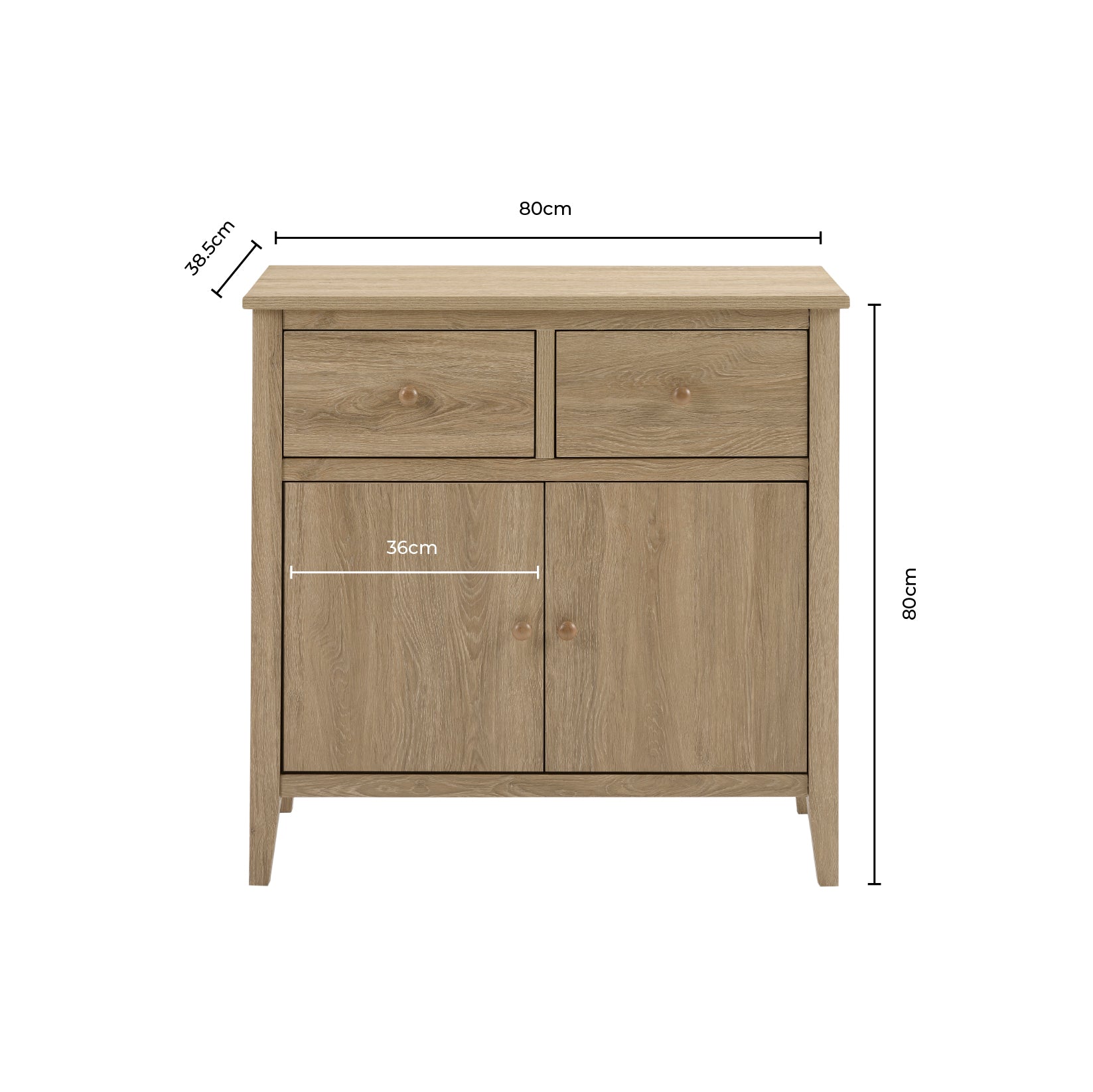 Buffet bas gris minimaliste au design compact pour salon