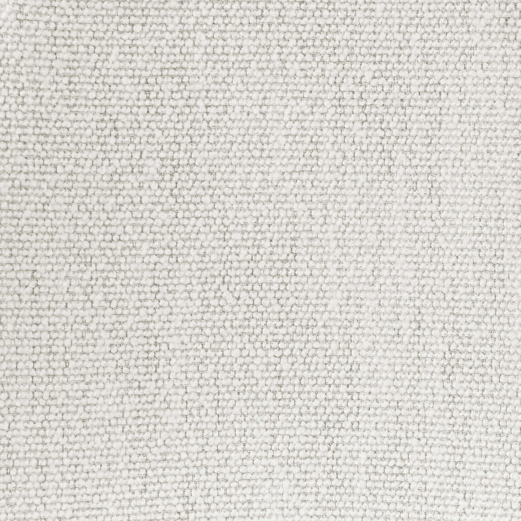 Chaise de salle à manger contemporaine en bouclé ivoire au design incurvé