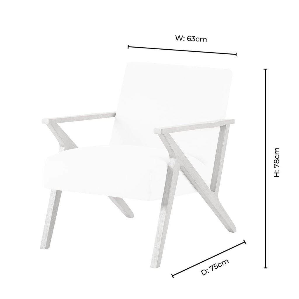 Fauteuil d'appoint en tissu rayé bleu côtier au design décontracté pour le salon