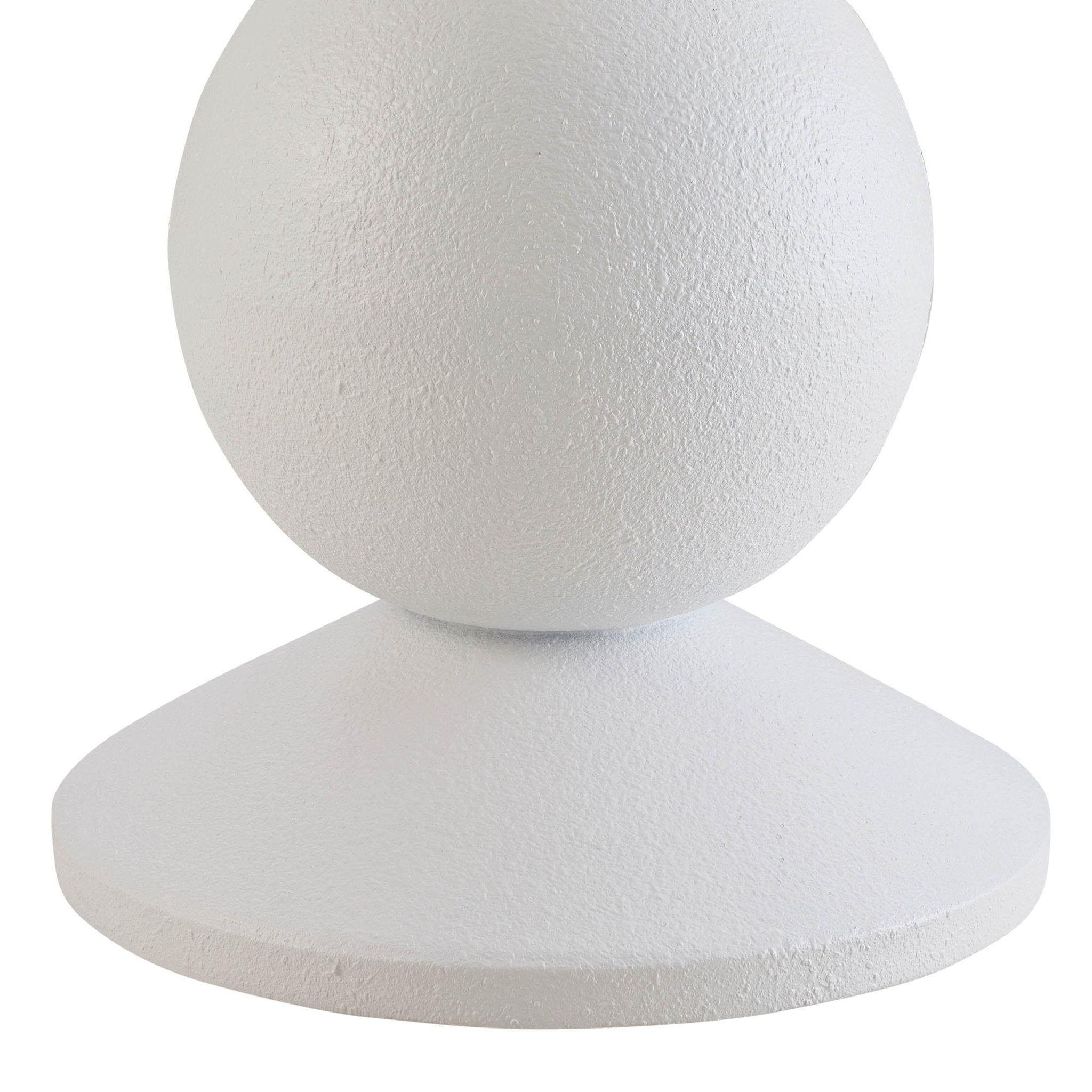 Table d'appoint bohème blanc cassé tressée avec finition texturée pour salon