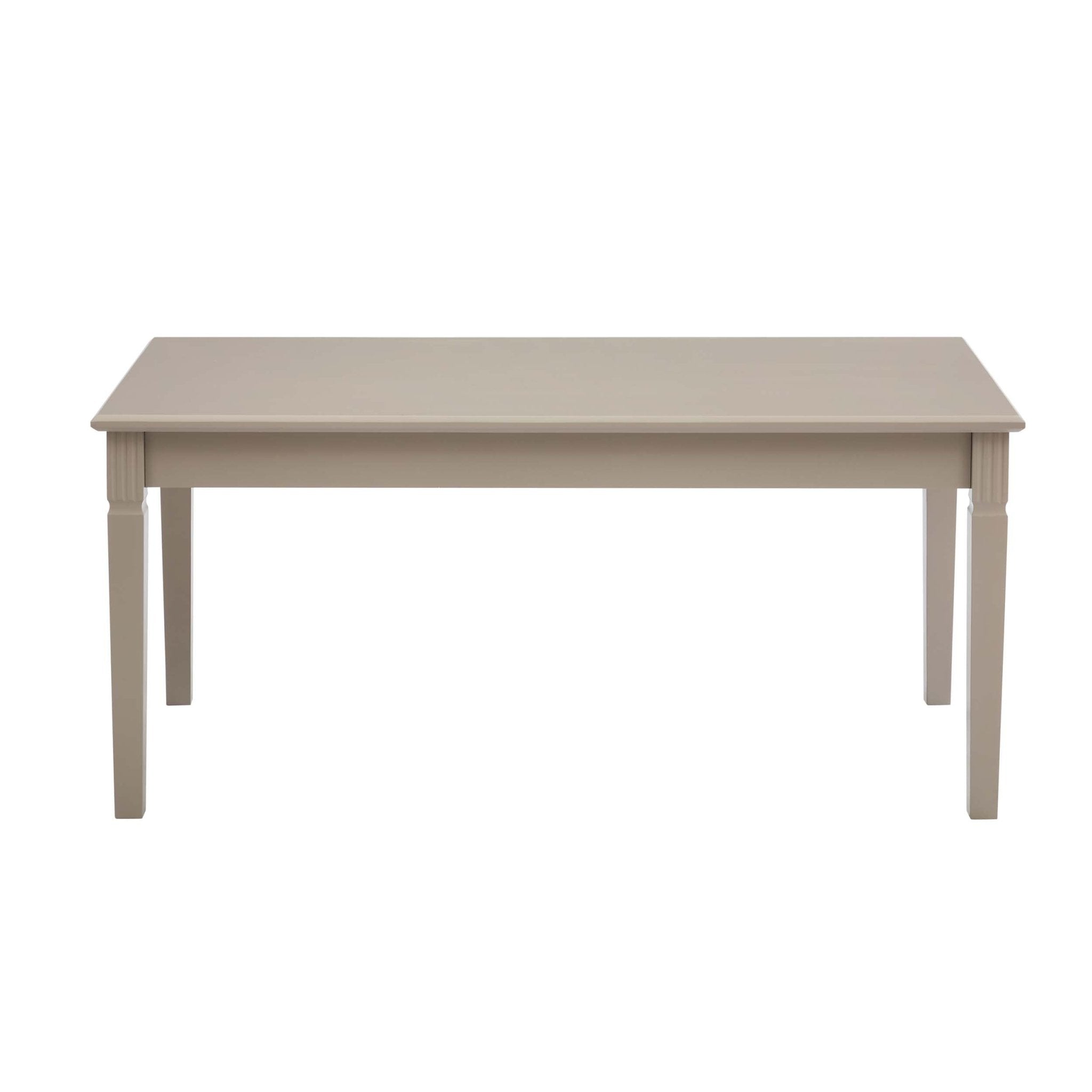 Table basse taupe classique peinte aux lignes épurées pour le salon
